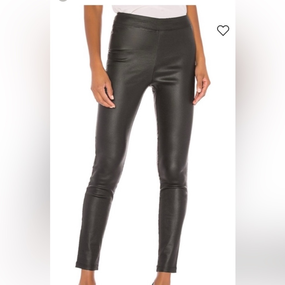 Bardot Raven leather look leggings